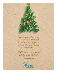 Praznična čestitka